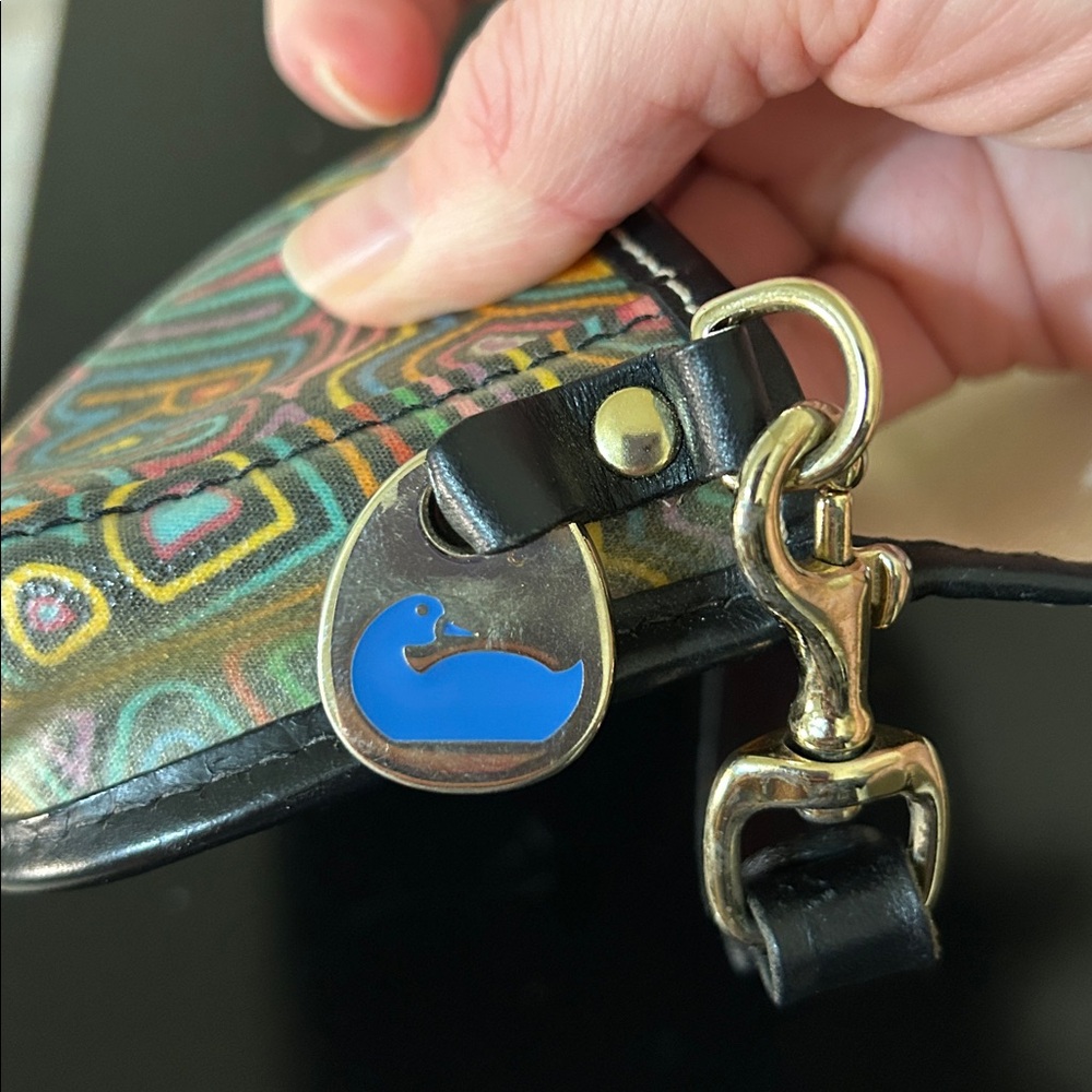 SOLD Dooney and Bourke Vintage Scribble Graffiti Wristlet - Made in the USA - Picture 7 of 16